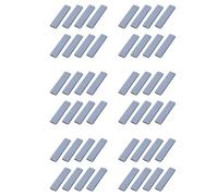 Gvvsjgdbis 48 Pièces Séries Patins de Meubles Rectangle Curseurs de Meubles 25mm x 100mm Meubles Auto-Adhésifs Coulissants Mobiles pour Protecteur de Sol