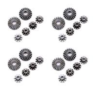 Gvvsjgdbis 4X Engrenage Différentiel en Métal 12402-A-1952 pour 104009 12402-A 12401 12402 12403 12404 12409 Pièces de Mise à Niveau de Voiture Télécommandée