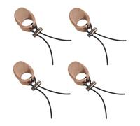 Gvvsjgdbis 4X Thicken Cuir de Pouce Doigt Protecteur Anneau de Garde Onglet en Cuir Pratique de Chasse Tir à l'arc Tirez Arc Nouveau