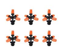Gvvsjgdbis 6X Arroseurs de Jardin Arrosage Automatique de la Pelouse Arroseur d'eau Rotatif À Cercle de 360 DegrÉS 5 Tuyaux de Jardin Tuyau D'Arrosage