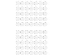 Gvvsjgdbis 70 Pièces Blancs D'Ornement de Sublimation, Ornements de Sublimation Blancs Ronds Sublimation pour Arbre de Noël, Bricolage Fait à la Main