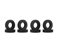 Gvvsjgdbis 8 Pièces 1.55 Pneus de Roue en Caoutchouc Pneu pour 1/14 Pièces de Mise à Niveau de Camion de Tracteur de Remorque à Télécommande