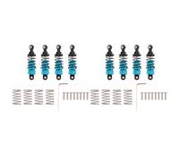 Gvvsjgdbis 8 Pièces Amortisseur et Arrière en Aluminium pour Voitures Télécommandée pour TT-01 TT01 /TT02 M5 M6 1/10 Pièces de Mise à Niveau de La Télécommande Bleu