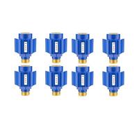 Gvvsjgdbis 8 pièces [Dents en aluminium de couleur cuivre] Chauffe-eau électrique mural anti-électrique pour chauffe-eau domestique Bleu