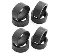Gvvsjgdbis 8 Pièces Roue de Pneus de Pneu en Caoutchouc pour K969 K989 P929 Iw04M Iw02 Mini-Z Mini-D Mini-Q 1/28