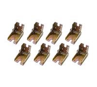Gvvsjgdbis 8 Pièces Séries Pieds de Table Pliants Supports de Support de Lit Meubles Pliables Jambe Pieds Serrure 2,4 Pouces de Hauteur avec Ressorts