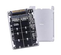 Gvvsjgdbis Adaptateur M.2 SSD vers U.2 M.2 NVMe NGFF SSD vers PCI-E U.2 SFF-8639 PC-E3.0X4 M2 Adaptateur convertisseur pour 2230/2260/2280 2 en 1 M.2 NVMe -Bus NGFF SSD vers PCI-E U.2 SFF-8639 PCIe