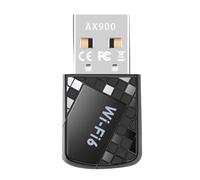 Gvvsjgdbis Adaptateur USB WiFi 6 900 Mbps AX900 USB Dongle 2.4G 5G Dual Band Wireless WLAN Récepteur pour Win10 et Win11