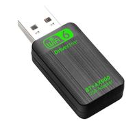 Gvvsjgdbis Adaptateur USB WiFi 6 Bluetooth 5.4 AX900 2 en 1 double bande 2,4 G et 5 GHz USB WiFi réseau sans fil récepteur Wlan