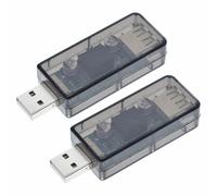 Gvvsjgdbis ADUM3160 Lot de 2 panneaux d'isolation d'alimentation USB vers USB pour signal numérique 1500 V