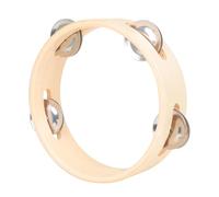 Gvvsjgdbis Anneau de cloche à une rangée de 15,2 cm en bois - Instruments de percussion - Cloches de batterie à main - Accessoires musicaux pour enfants