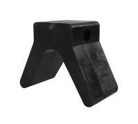 Gvvsjgdbis Bloc-bogue en forme de V en caoutchouc pour remorque de bateau - Ne laisse pas de traces - Trou de fixation - Largeur : 5,1 cm - Largeur : 10,2 cm