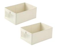 Gvvsjgdbis Boîte de rangement pliable en tissu pour rideaux en coton et lin - Grande boîte de rangement pour vêtements et jouets