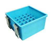 Gvvsjgdbis Boîte de rangement pour leurres de pêche à 36 grilles - Boîte de rangement pour appâts - Avec lumière - A
