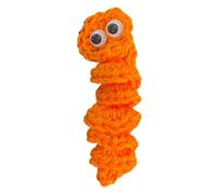 Gvvsjgdbis Cadeau de soutien émotionnel fait à la main - Cadeau de vers de soucis au crochet - Joli cadeau tricoté - Facile à installer - Orange