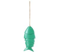 Gvvsjgdbis Carillon éolien en forme de poisson - Décoration de jardin - Décoration de jardin - Style vintage - Carillon à vent - Décoration d'extérieur