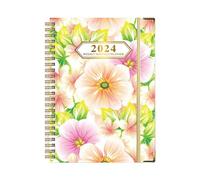 Gvvsjgdbis Carnet de rendez-vous 2024 et planificateur personnel de janvier 2024 à décembre 2024, planificateur quotidien horaire 2024, papier de qualité supérieure (vert)