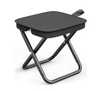 Gvvsjgdbis Chaise de Pique-Nique D'Extérieur Multifonctionnelle Portable Tabouret de Pêche Ultra-Léger Tabouret de Voyage Accessoires de Pêche Noir