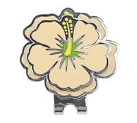 Gvvsjgdbis Clip de marqueur de balle de golf avec aimant Ball Mark One Putt Golf Putting Alignement Cap Clips Facile à installer Jaune