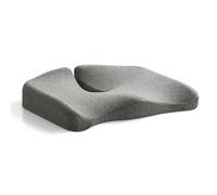 Gvvsjgdbis Coussin de chaise de bureau en mousse à mémoire de forme - Coussin orthopédique pour fesses et coccyx - Soulagement de la douleur - Coussin dorsal