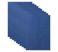 Gvvsjgdbis Couverture de reliure A4 en cuir texturé - Couverture en papier A4 - 21 x 29 cm - Bleu marine