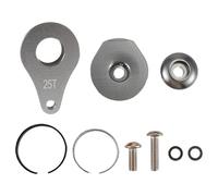 Gvvsjgdbis de Bras de Servo de Direction 25T 1 Trou pour Voiture sur RC Pièces de Mise à Niveau de Servo Numérique à Grand Couple Couleur Titane