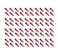 Gvvsjgdbis de Bras Servo de Direction D'Extension en Métal de 80 Pièces 37mm 25T pour des Pièces de Chenille de Voiture de RC, Rouge