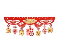 Gvvsjgdbis Drapeau de la Chine rouge du Nouvel An 2024 Dragon Spring Festival China décoré Lucky Home pour célébrer Facile à utiliser G
