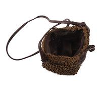 Gvvsjgdbis en Tissu ÉPaule Paille ÉTé de Femmes BandoulièRe en Tissu Toile Beach Travel Bag Marron