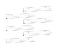 Gvvsjgdbis Étagère murale pour disques, 30,5 cm, en acrylique transparent, étagère flottante pour mur, étagère de magazines