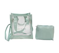 Gvvsjgdbis Fashion Lettre Tote Sac À BandouliÈRe Madame Messenger Sac Messenger Sac Tote Transparent Transparent Jelly Beach ÉTÉ Vert