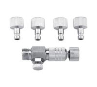 Gvvsjgdbis, Fermeture rapide pour aérographe, accessoire d'aérographe, adaptateur de séparation d'aérographe à dégagement rapide