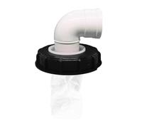 Gvvsjgdbis Filtre IBC 165 mm 90 ° tonnes avec filtre de couvercle de réservoir IBC lavable en nylon à monter sur réservoir d'eau de pluie IBC