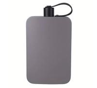 Gvvsjgdbis Flasque portable en acier inoxydable de 500 ml, étanche, pour alcool, voyage en plein air, bouteille en acier inoxydable B