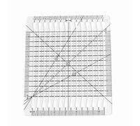 Gvvsjgdbis Fournitures de Couture Règle de Couture Modèle Bricolage Artisanat 6 Pouces T-Shirts Règle Patchwork 5 en 1 Règle de Découpe de Courtepointe