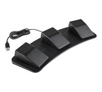Gvvsjgdbis FS23-PM Interrupteur à pied triple USB multifonctionnel personnalisé pédale interrupteur mécanique pour acquisition d'image jeu de musique