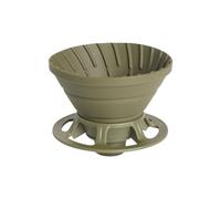 Gvvsjgdbis Goutteur à café pliable en silicone réutilisable avec support pour filtre à café, tasse à café, entonnoir pliable pour l'extérieur, B