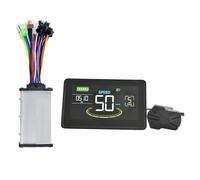 Gvvsjgdbis H6C Écran LCD pour Vélo Électrique 24V-60V+36V 350W Contrôleur à Onde Sinusoïdale Écran Couleur avec USB UART pour Accessoires de Pièces de Vélo Électrique (5PIN)