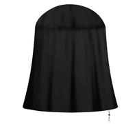 Gvvsjgdbis Housse de fontaine d'extérieur en tissu Oxford imperméable pour statue de jardin d'hiver, 91,4 x 106,7 cm, noir