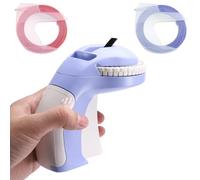 Gvvsjgdbis Imprimante D'Étiquettes de Gaufrage 3D Portable, Impression Manuelle D'Étiquettes, Machine à Écrire Manuelle 12965 Violette