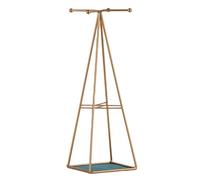 Gvvsjgdbis Ins Style Étagère à bijoux haut de gamme en forme de pyramide pour boucles d'oreilles et colliers Facile à installer et à utiliser