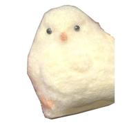Gvvsjgdbis Keai Jouet à gratter et à frotter fait à la main Petit poulet jaune en silicone Jouet cadeau A