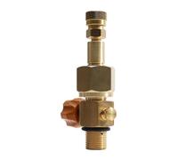 Gvvsjgdbis Kit adaptateur de CO2 pour bouteille de soda - Adaptateur rapide pour bouteille de gaz haute pression avec 8 mm femelle 5/8-18UNF