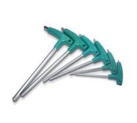 Gvvsjgdbis Kit de 6 pièces de matériel de quincaillerie à douille hexagonale en T, clé à écrou en T, poignée en T avec sac de rangement et outil
