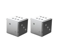 Gvvsjgdbis Kit de soudage, coupons de soudage, plaque de soudage de calibre 16, pratique de soudure carrée à faire soi-même, 2 pièces