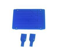 Gvvsjgdbis Kit d'épissure de bande à bobine pour ouvrir la cassette et la réparation de bande avec deux fixateurs Bleu