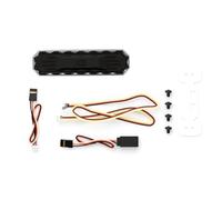 Gvvsjgdbis Lampe de toit pour modèle, 7 couleurs et 12 modes, réglable, télécommande modifiée, accessoires de modèle, télécommande, accessoires C