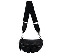 Gvvsjgdbis Large BandoulièRe à BandoulièRe pour Femmes ChaîNe éPaule Messenger à Main Couleur Sac à Main Noir