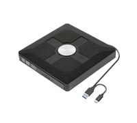 Gvvsjgdbis Lecteur optique externe DVD graveur USB 3.0 Type-C Mobile Graveur Plug and Play CD-ROM Convient pour PC de bureau Facile à installer