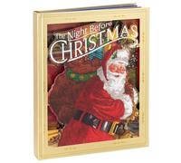 Gvvsjgdbis Livre -Up de Noël avec Son et Lumière, Décoration de la Veille de Noël, Cadeaux de an pour Enfants, Enfants